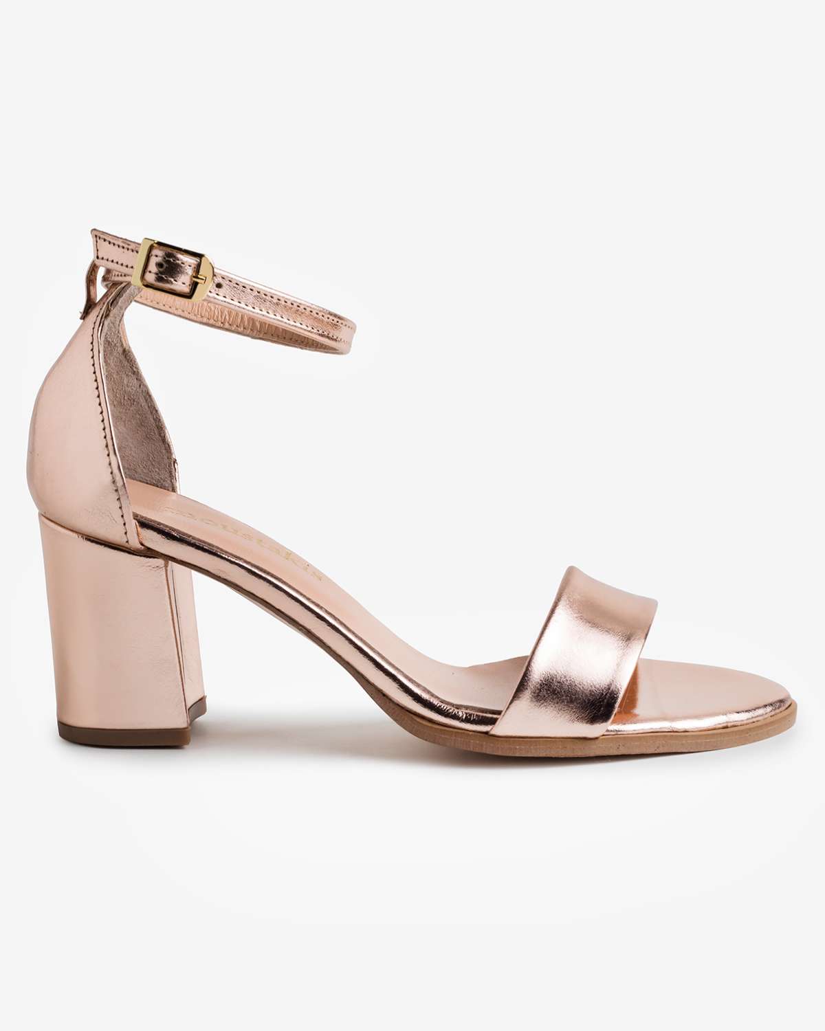 moustakis pink gold leather sandals moustakis pink gold leather sandals