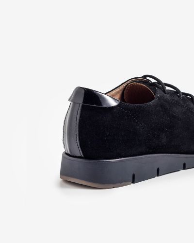 moustakis μαύρα suede sneakers