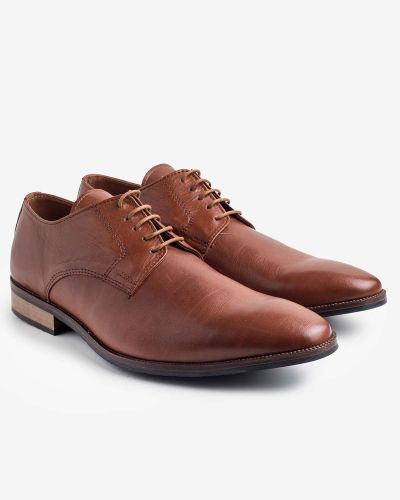 FENTINI ταμπά δερμάτινα oxfords