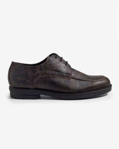 fentini καφέ δερμάτινα oxfords