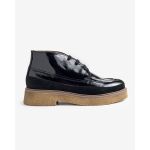 paola ferri black patent leather boots