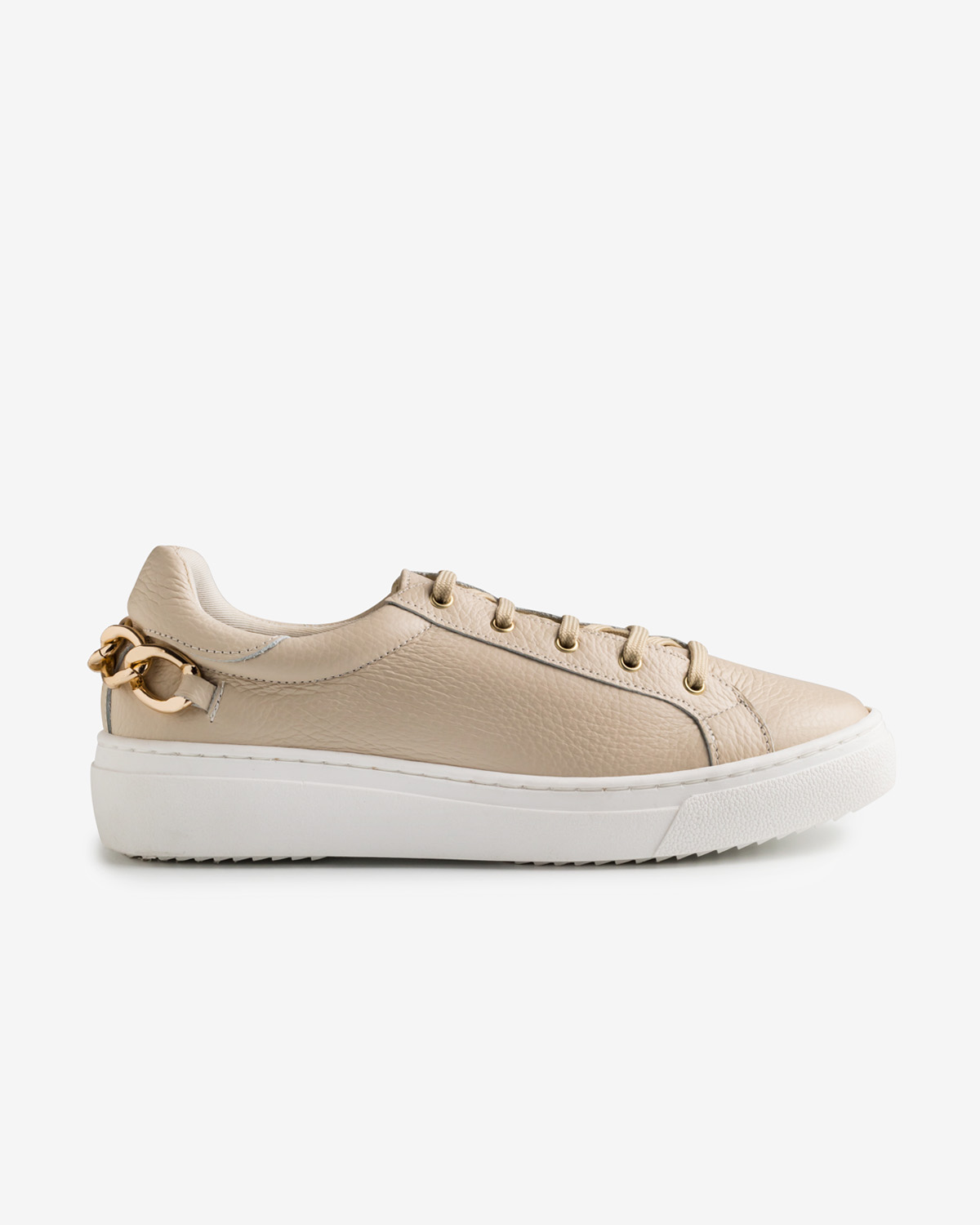 moustakis μπεζ δερμάτινα sneakers moustakis μπεζ δερμάτινα sneakers