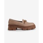 moustakis navy leather slippers