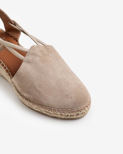 Viguera μπεζ suede εσπαντρίγιες platform με λάστιχο