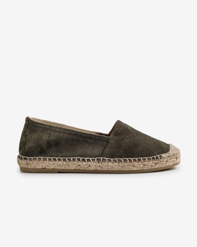 Viguera λαδί suede flat εσπαντρίγιες