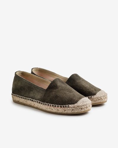 Viguera λαδί suede flat εσπαντρίγιες