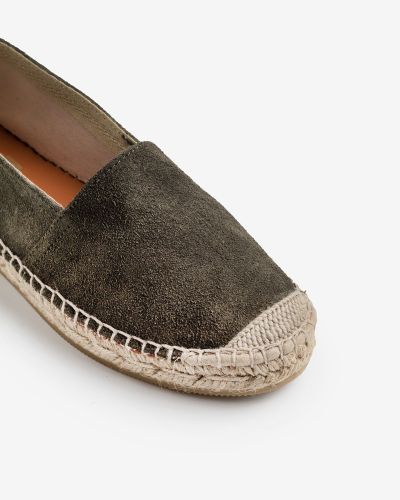 Viguera λαδί suede flat εσπαντρίγιες