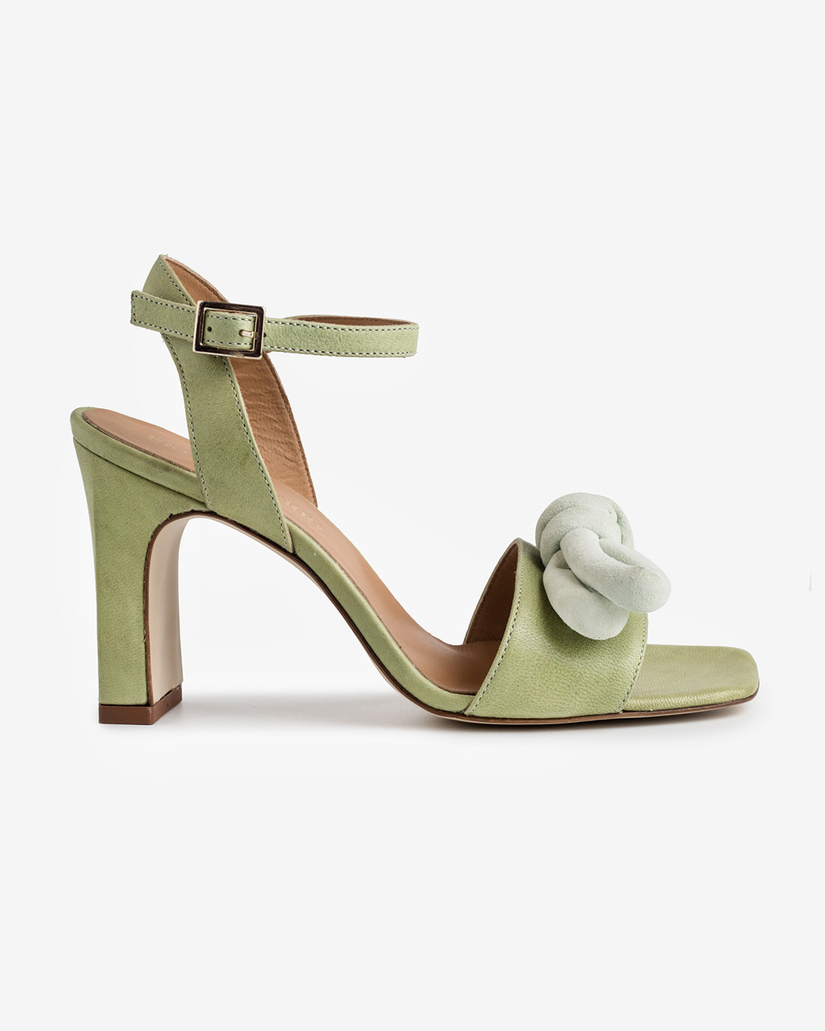 Paola Ferri mint leather framed sandals Paola Ferri mint leather framed sandals