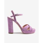 moustakis square-toe heeled mules in white leather