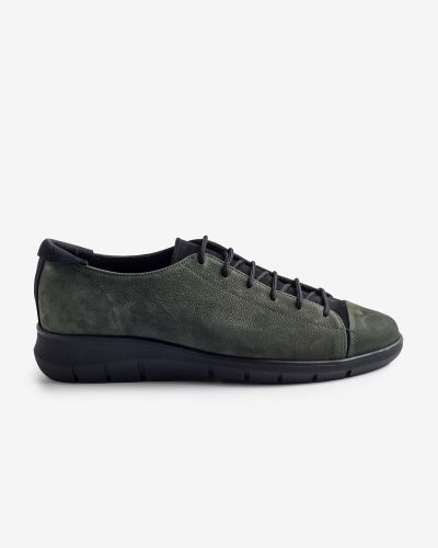 moustakis λαδί nubuck sneakers
