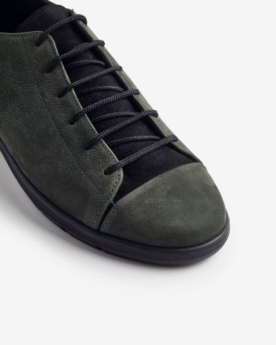 moustakis λαδί nubuck sneakers