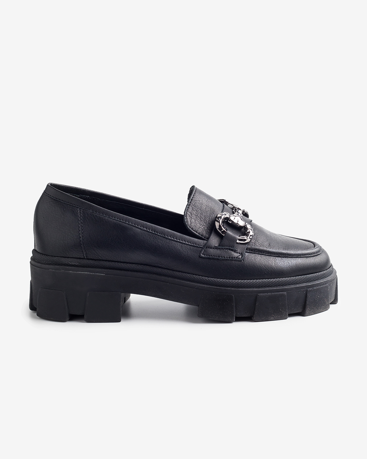 moustakis μαύρα δερμάτινα loafers moustakis μαύρα δερμάτινα loafers