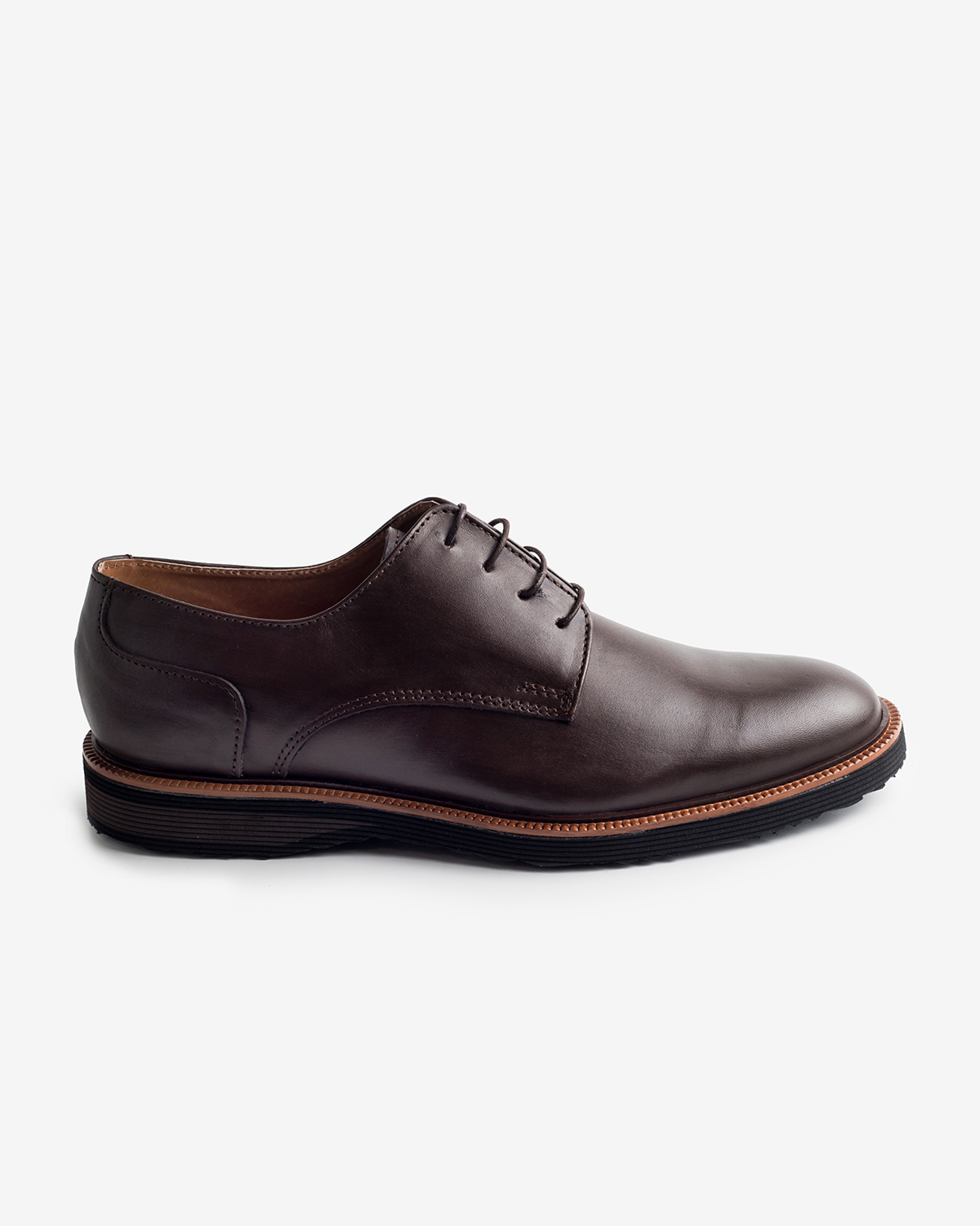 FENTINI καφέ δερμάτινα oxfords FENTINI καφέ δερμάτινα oxfords
