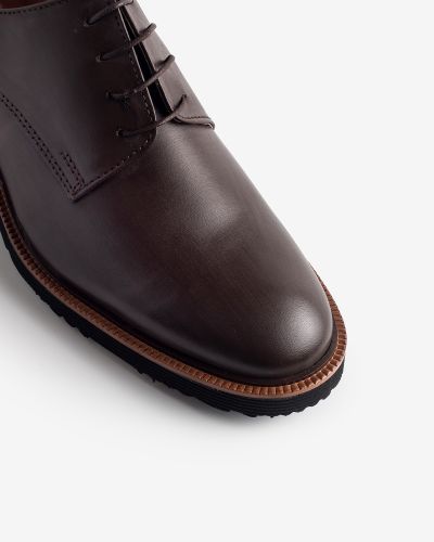 FENTINI καφέ δερμάτινα oxfords