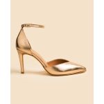 FABIOLAS μαύρες suede peep-toe εσπαντρίγιες