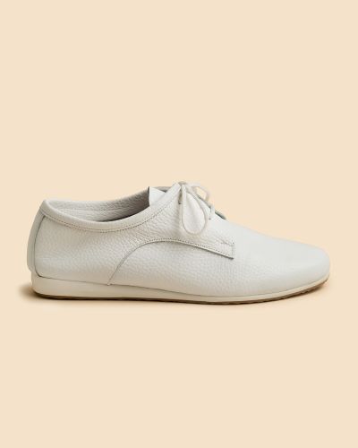 moustakis λευκά δερμάτινα oxfords