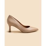 moustakis μαύρες δερμάτινες γόβες slingback