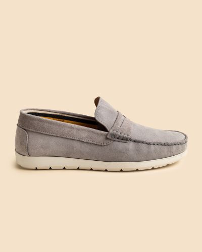 Rambler γκρι suede μοκασίνια