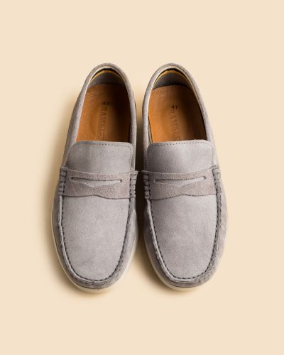 Rambler γκρι suede μοκασίνια