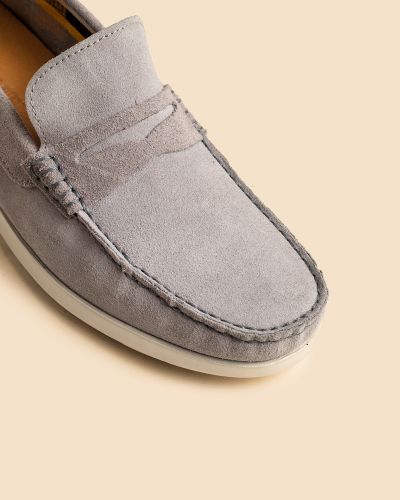 Rambler γκρι suede μοκασίνια