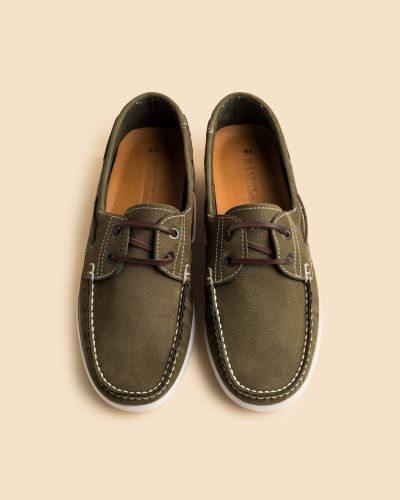 Rambler λαδί nubuck παπούτσια boat