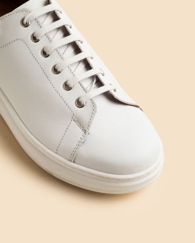 FENTINI λευκά δερμάτινα sneakers