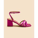 Paola Ferri ταμπά δερμάτινα heeled loafers