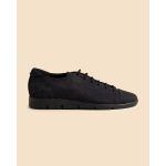 moustakis μαύρα δερμάτινα nubuck oxfords