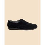 moustakis ανθρακί δερμάτινα nubuck sneakers