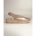 FABIOLAS μαύρες suede εσπαντρίγιες slingback